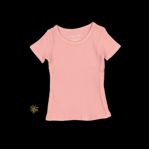 the-short-sleeve-tee-rose Lovely Littles - Sophia's StyleShort Sleeve Tee-1