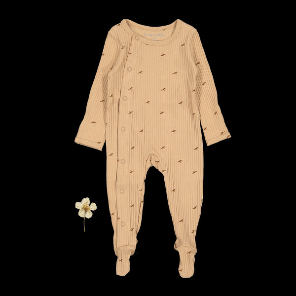 the-printed-snap-romper-birdsong Lovely Littles - Sophia's StyleBack Snap Romper-1