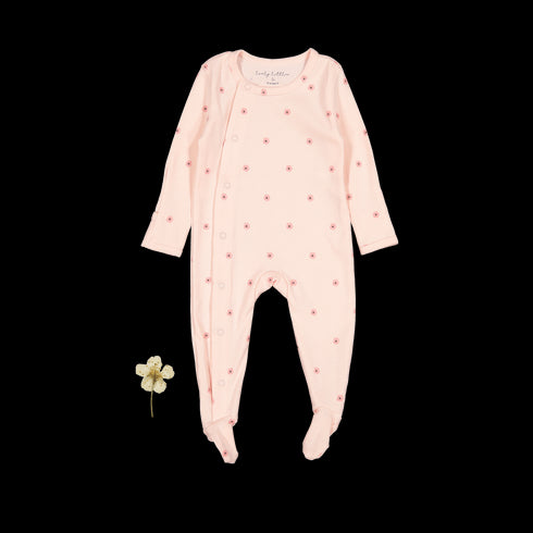 the-printed-snap-romper-rose-flower Lovely Littles - Sophia's StyleBack Snap Romper-1