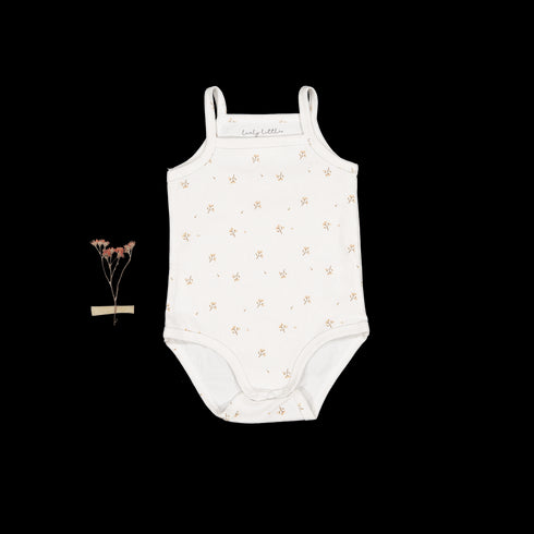 the-printed-tank-onesie-tan-blossom Lovely Littles - Sophia's StyleTank Onesie-1