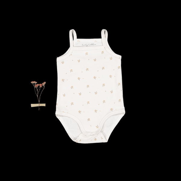 the-printed-tank-onesie-tan-blossom Lovely Littles - Sophia's StyleTank Onesie-1