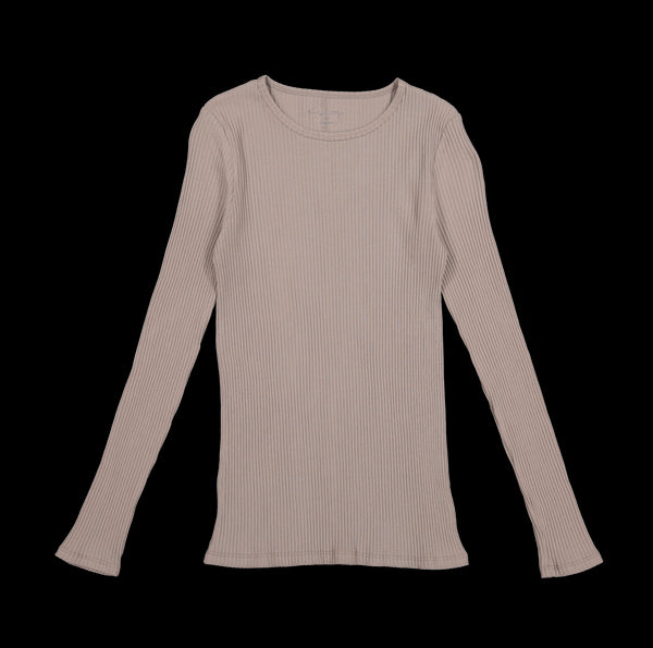 the-womens-tee-taupe Lovely Littles - Sophia's StyleLong Sleeve Tee-1