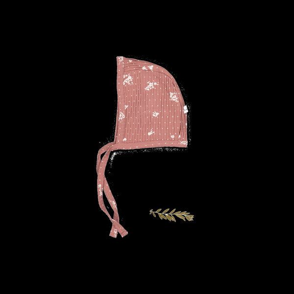 the-printed-bonnet-rosewood-floral Lovely Littles - Sophia's StyleBonnet-1