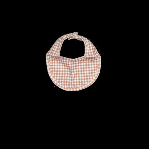 the-printed-bib-rosewood-gingham Lovely Littles - Sophia's StyleBib-1