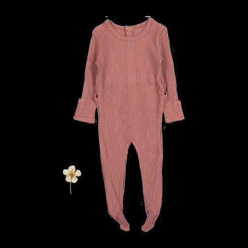 the-romper-rosewood-ribbed Lovely Littles - Sophia's StyleBack Snap Romper-1