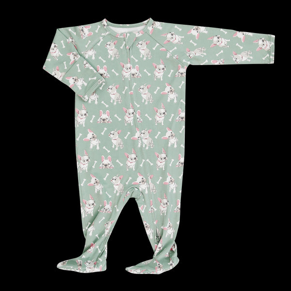 Ruff and Stuff Zipper Footie