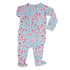 pretty-pink-floral-ruffle-footie Sweet Bamboo - Sophia's Style-2