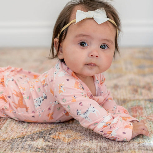 dalmatian-poodle-puppy-ruffle-footie Sweet Bamboo - Sophia's Style-4