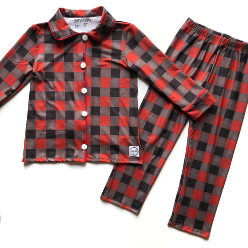 rustic-comfy-cozies-set-just-for-littles®️ - Sophia's Style Pajamas-1