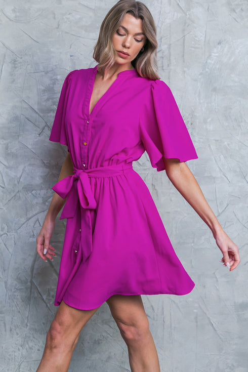 speak-now-woven-mini-dress Flying Tomato-Sophia's Style-4