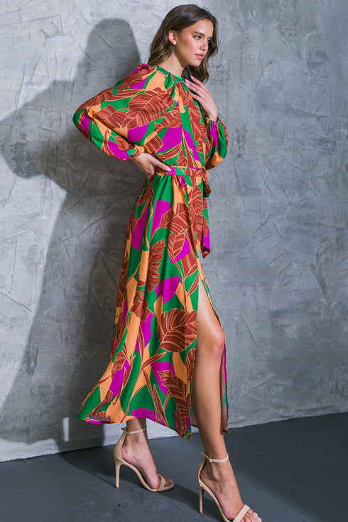 cue-the-chic-woven-midi-dress Flying Tomato-Sophia's Style-4