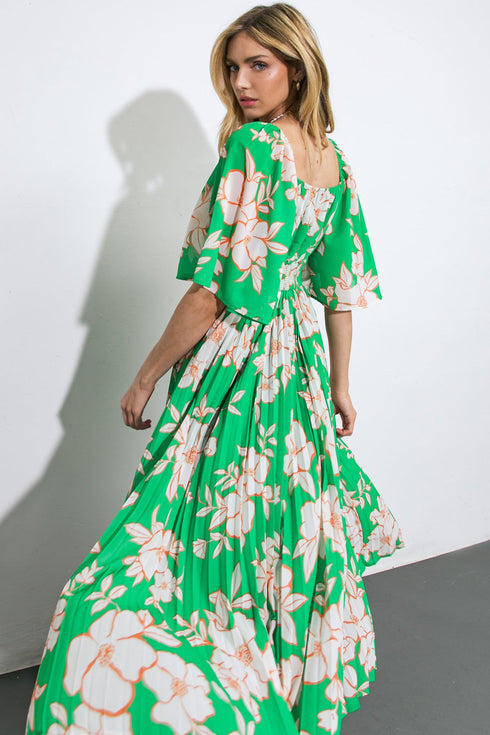 message-in-a-bottle-woven-midi-dress Flying Tomato-Sophia's Style-2