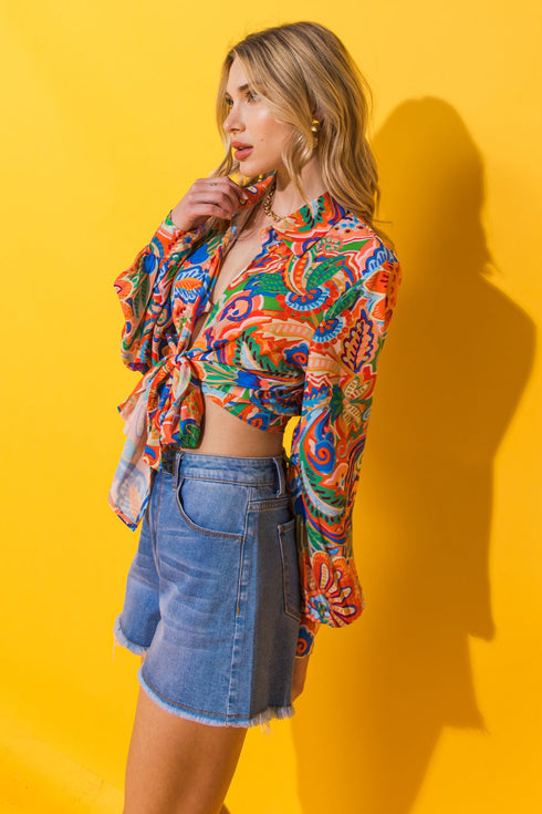 my-happy-place-woven-top Flying Tomato-Sophia's Style-4