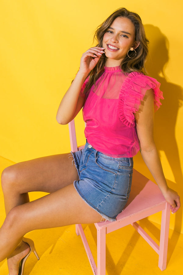 youre-on-my-mind-tulle-top Flying Tomato-Sophia's StyleTOPS-1