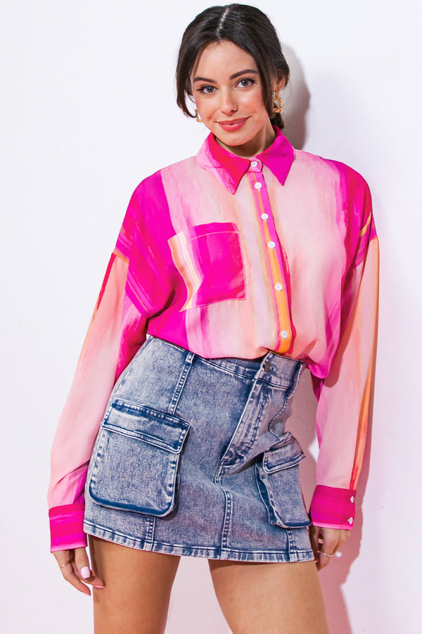 take-the-lead-woven-top Flying Tomato-Sophia's StyleTOPS-1