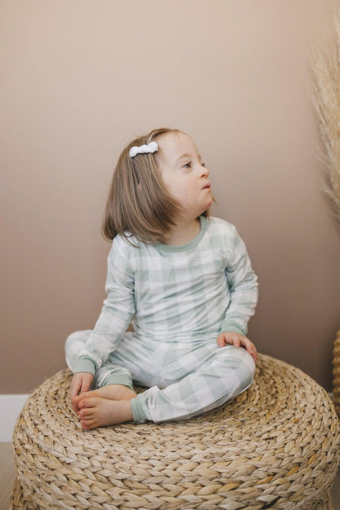 sage-gingham-2pc-bamboo-pajama-set Little Joy Co - Sophia's Style-9