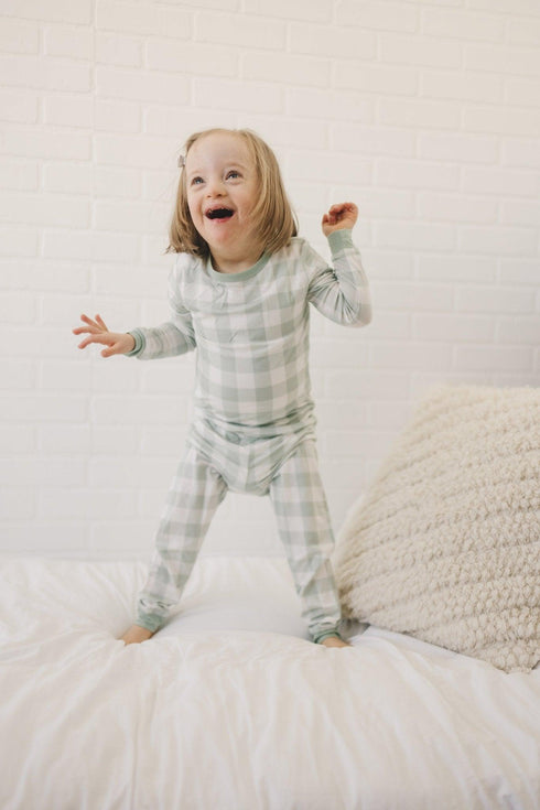 sage-gingham-2pc-bamboo-pajama-set Little Joy Co - Sophia's Style-16