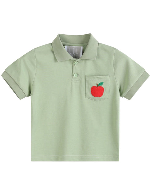 sage-green-apple-polo-golf-shirt-lil-cactus-sophias-styleShirt-1