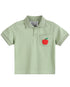 sage-green-apple-polo-golf-shirt-lil-cactus-sophias-styleShirt-1