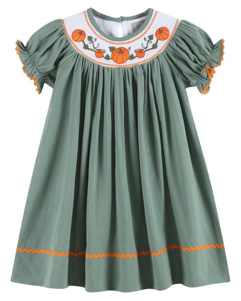 sage-green-pumpkin-smocked-bishop-dress-lil-cactus-sophias-styleApparel-1