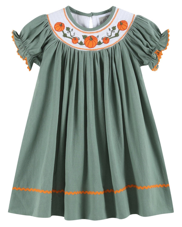 sage-green-pumpkin-smocked-bishop-dress-lil-cactus-sophias-styleApparel-1