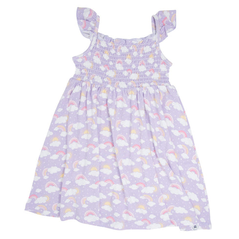 lavender-rainbows-and-clouds-smocked-vintage-dress Sweet Bamboo - Sophia's Style-3