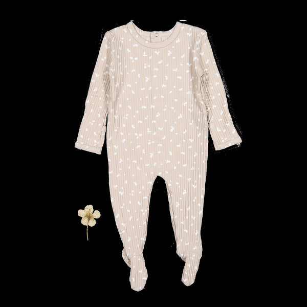the-printed-romper-sand-petal Lovely Littles - Sophia's StyleBack Snap Romper-1