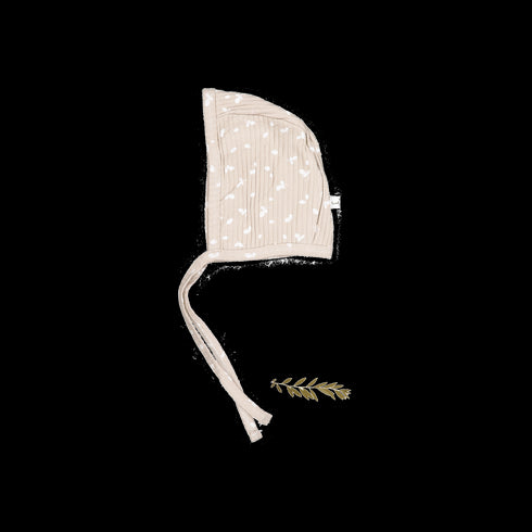 the-printed-bonnet-sand-petal Lovely Littles - Sophia's StyleBonnet-1