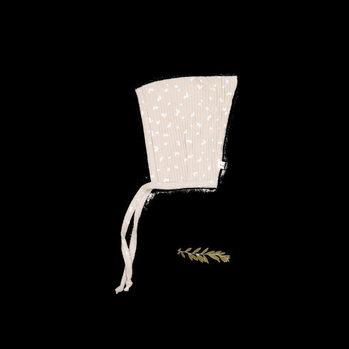the-printed-pixie-bonnet-sand-petal Lovely Littles - Sophia's StylePixie Bonnet-1