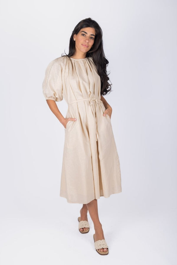 selena-dress-beige Yakira Bella Sophia's Style-womens-sizes-XS-1