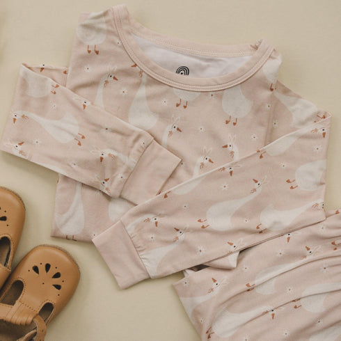 silly-goose-on-the-loose-2pc-bamboo-pajamas-Sophia's Style-2