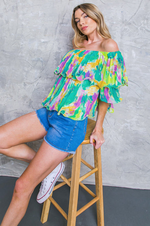 magnolia-santa-caterina-woven-top Flying Tomato-Sophia's Style-4