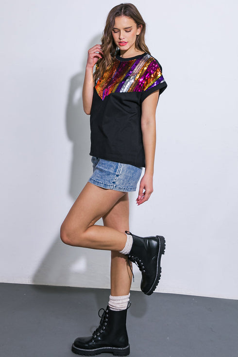 how-im-feeling-black-knit-top Flying Tomato-Sophia's Style-4