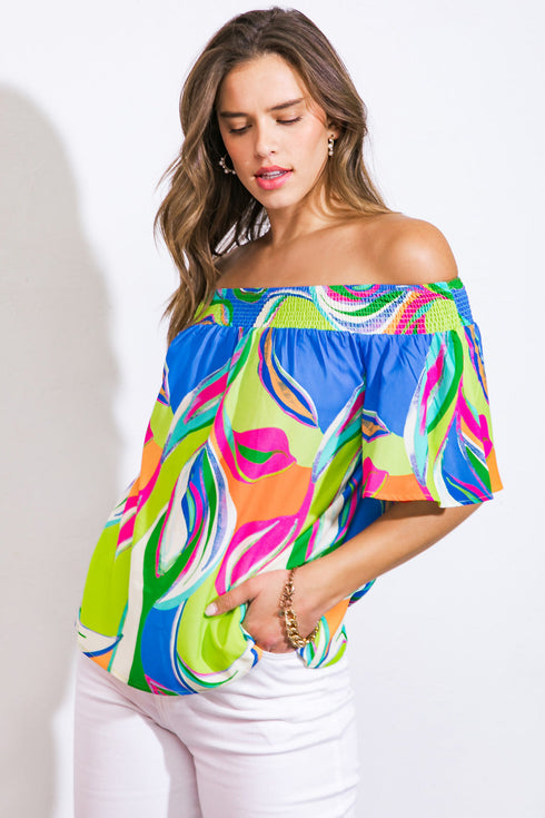 home-of-the-free-woven-top Flying Tomato-Sophia's Style-2