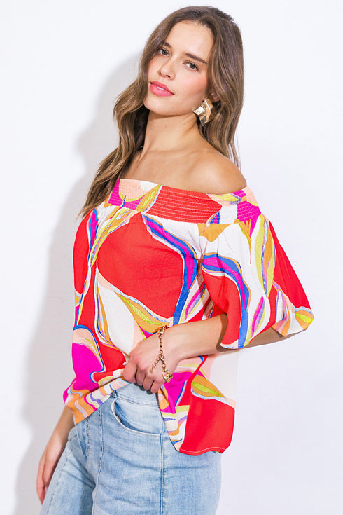 home-of-the-free-woven-top Flying Tomato-Sophia's Style-3