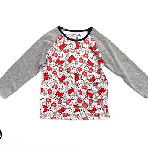 snow-cute-t-shirt-just-for-littles®️ - Sophia's Style Baby & Toddler Tops-1