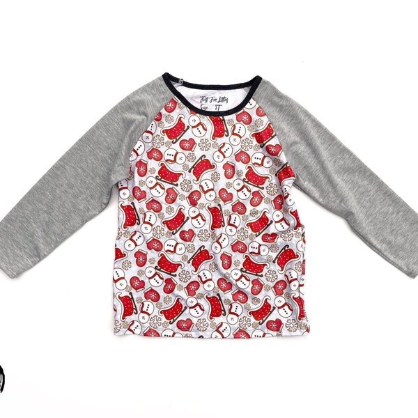 snow-cute-t-shirt-just-for-littles®️ - Sophia's Style Baby & Toddler Tops-1