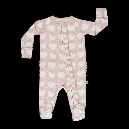 So Much Love Ruffle Footie