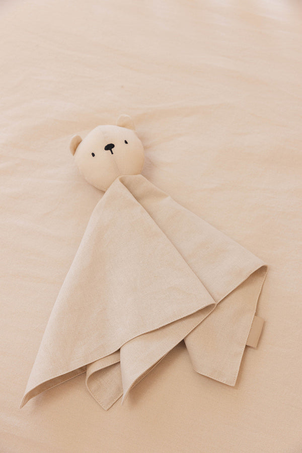 sparrow-linen-lovey-bear Wildbird - Sophia's StyleBaby Soothers-1
