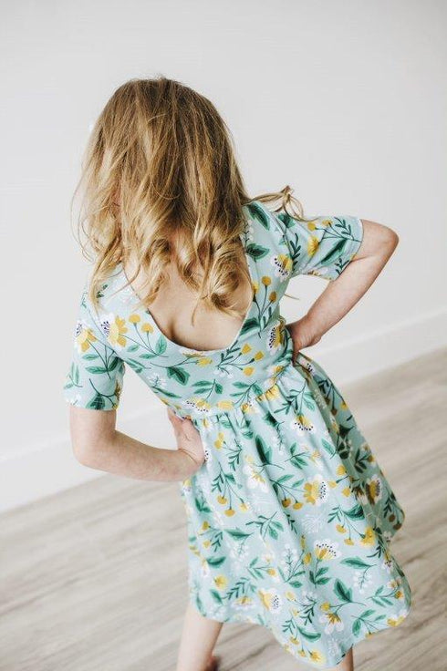 Spring Bouquet Twirl Dress