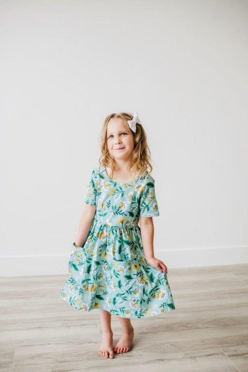 Spring Bouquet Twirl Dress