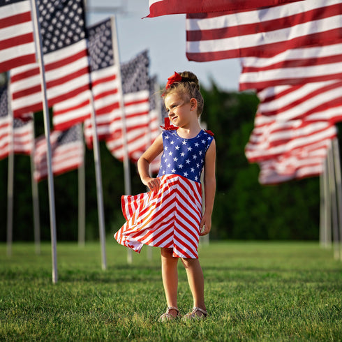 star-spangled-twirl-dress-just-for-littles®️ - Sophia's Style Dress-1