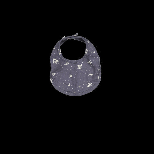 the-printed-bib-steel-floral Lovely Littles - Sophia's StyleBib-1