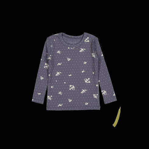 the-printed-long-sleeve-tee-steel-floral Lovely Littles - Sophia's StyleLong Sleeve Tee-1