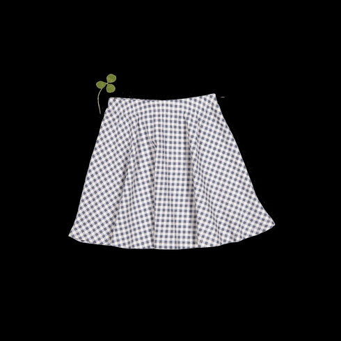 the-printed-skirt-steel-gingham Lovely Littles - Sophia's StyleSkirt-1