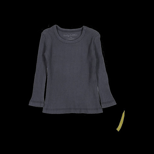 the-long-sleeve-tee-steel Lovely Littles - Sophia's StyleLong Sleeve Tee-1