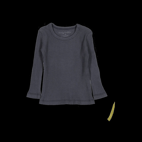 the-long-sleeve-tee-steel Lovely Littles - Sophia's StyleLong Sleeve Tee-1
