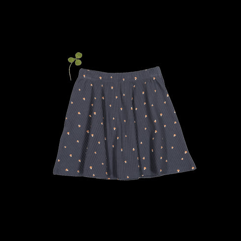 the-printed-skirt-steel-mushroom Lovely Littles - Sophia's StyleSkirt-1