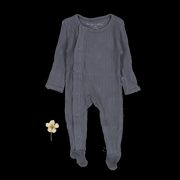 the-snap-romper-steel Lovely Littles - Sophia's StyleFront Snap Romper-1