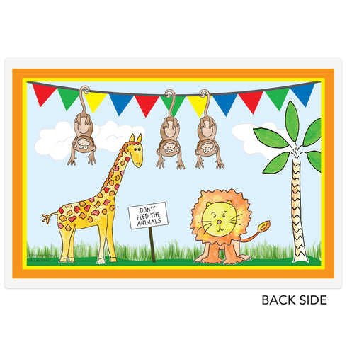 Zoo Friends Kids Placemat